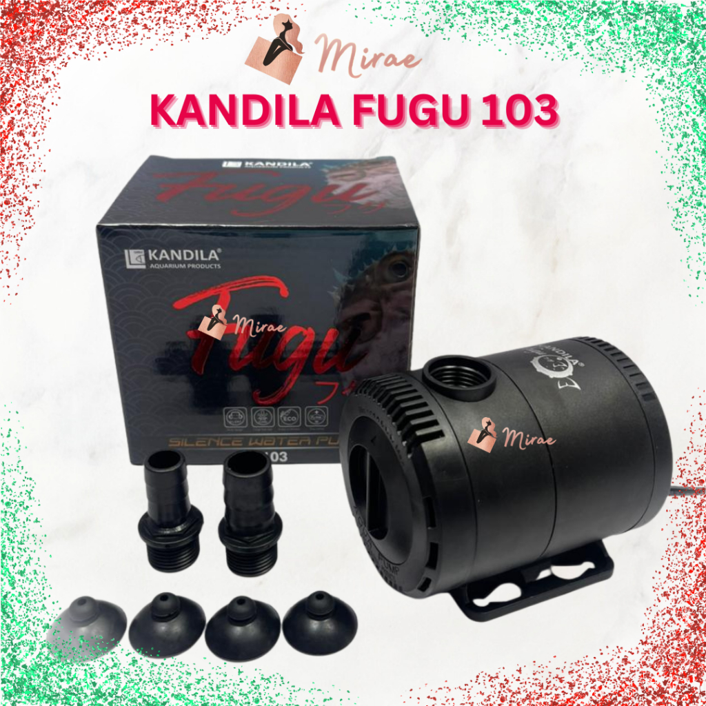 Kandila Fugu 103 Silence Water Pump Mesin Pompa Mini Aquarium Untuk Sirkulasi Air