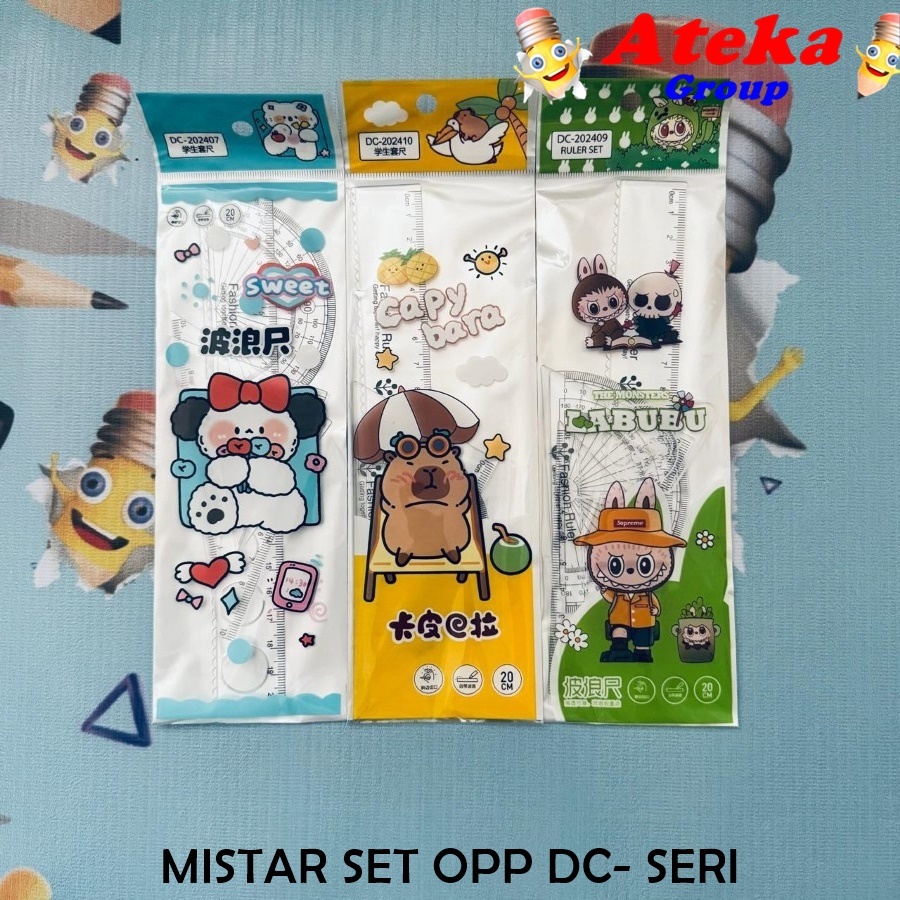 

[1SET/4PCS] MISTAR KARAKTER SET 4PCS PENGGARIS MURAH BUSUR