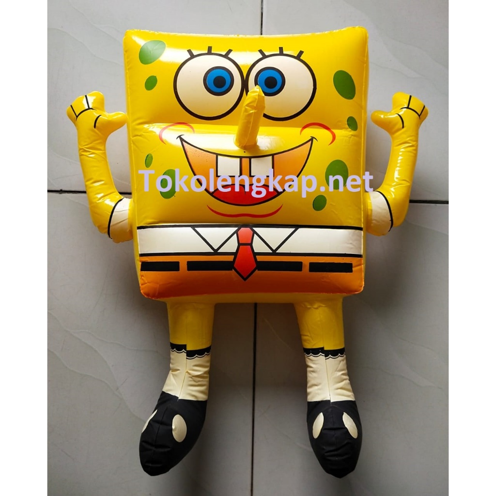 Mainan Balon Anak Tiupan Boneka Spongebob / Balon Spongebob