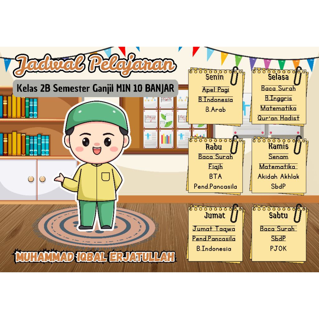 

Jadwal Pelajaran Custom