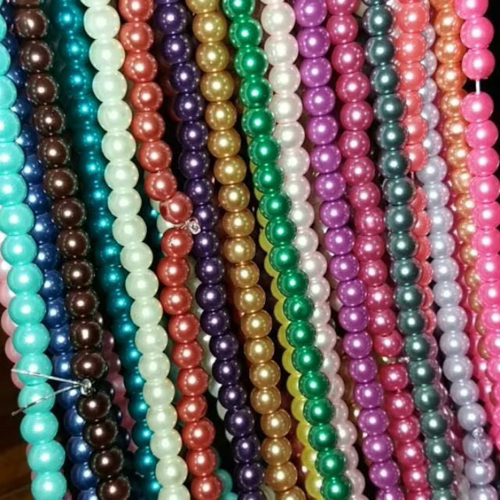 mutiara sintetis manik manik pearl