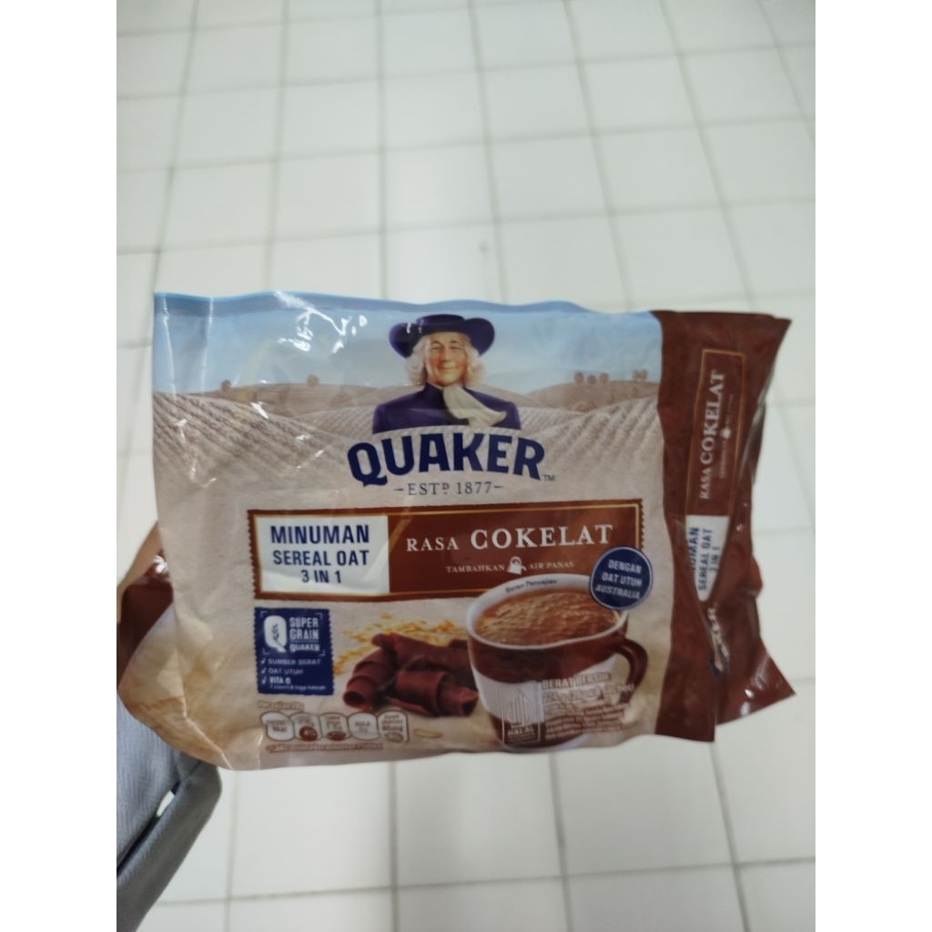 

QUAKER 3IN1 COKLAT PACK 28GRX8PCS