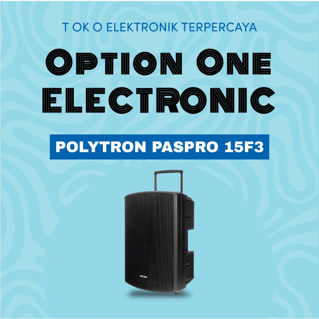 POLYTRON PASPRO 15F3 / PAS PRO 15F3 / PASPRO15F3 SPEAKER PORTABLE