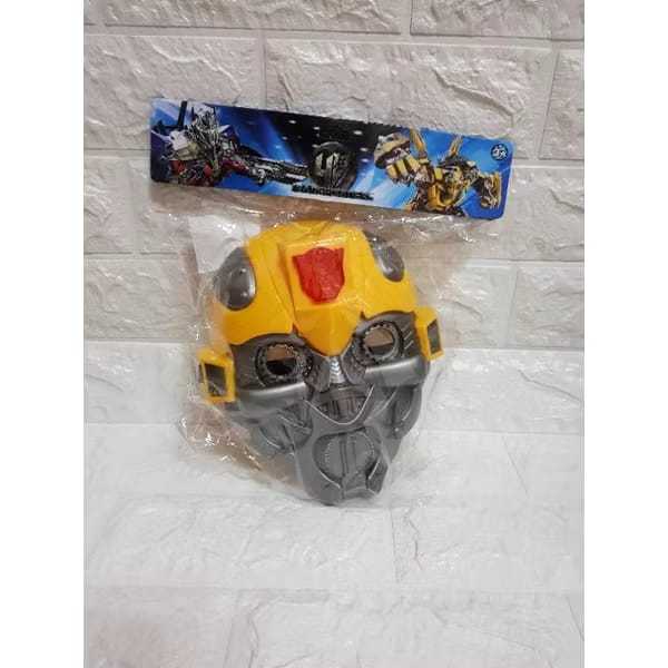 Topeng Cosplay Robot Transformer / Topeng Robot Bumblebee Transformer