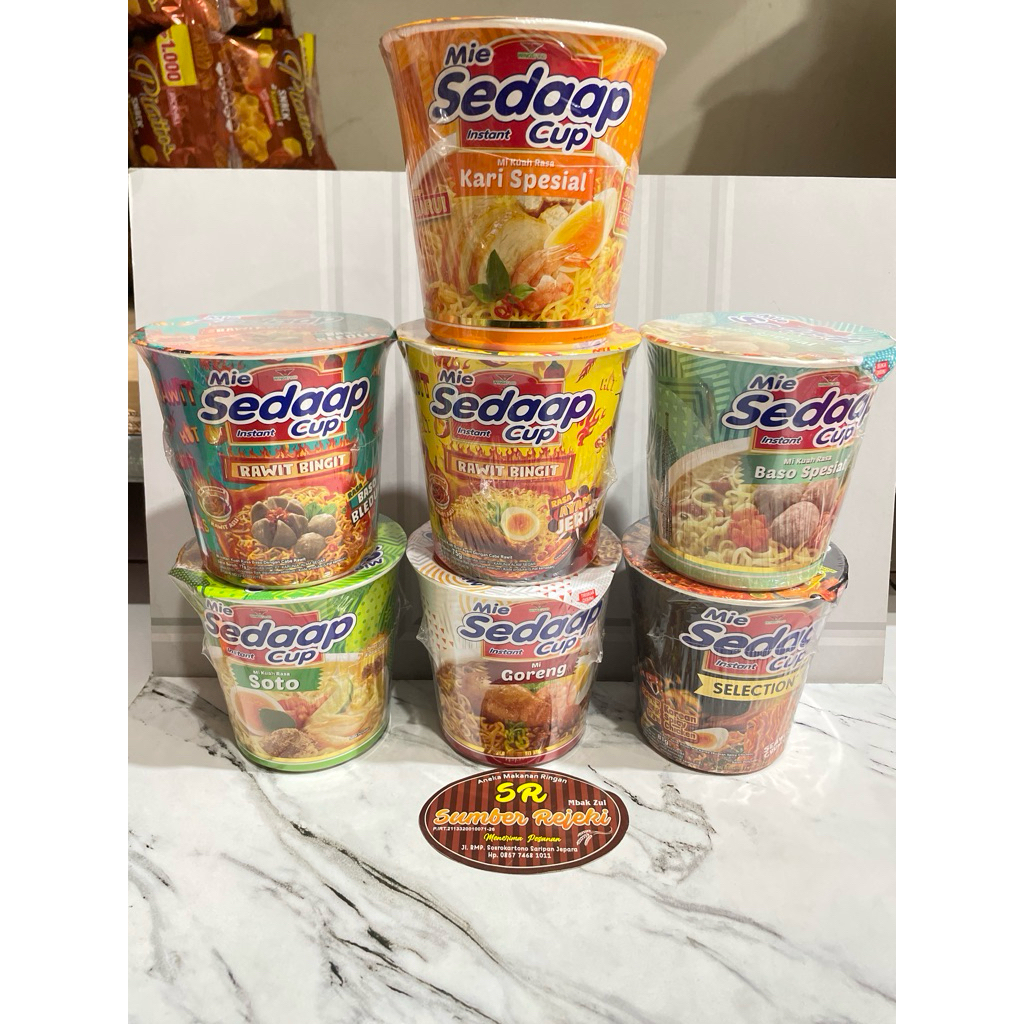 

MIE SEDAAP CUP INSTANT BERAT 81 gram