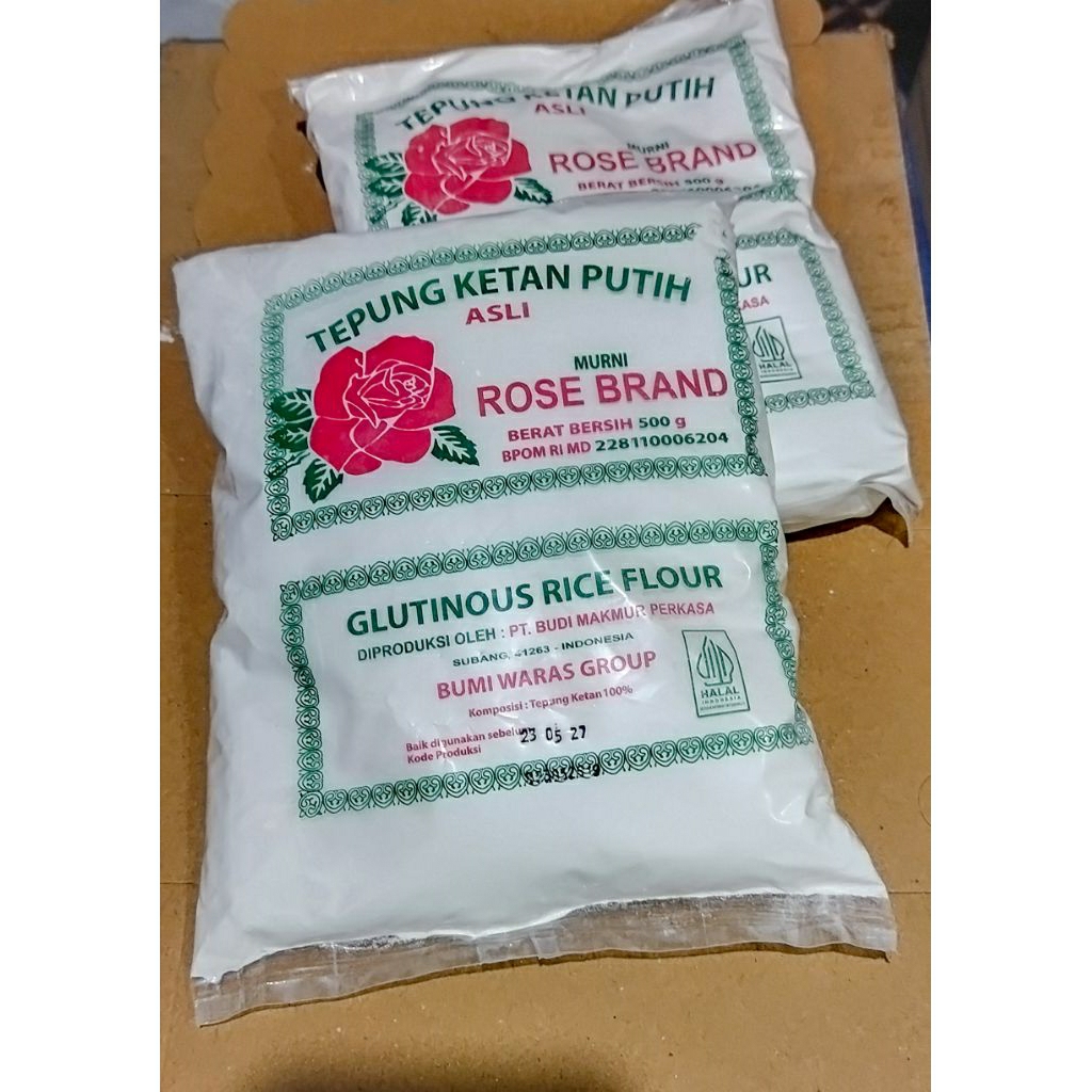 

TEPUNG KETAN ROSE BRAND | Kemasan 500gr