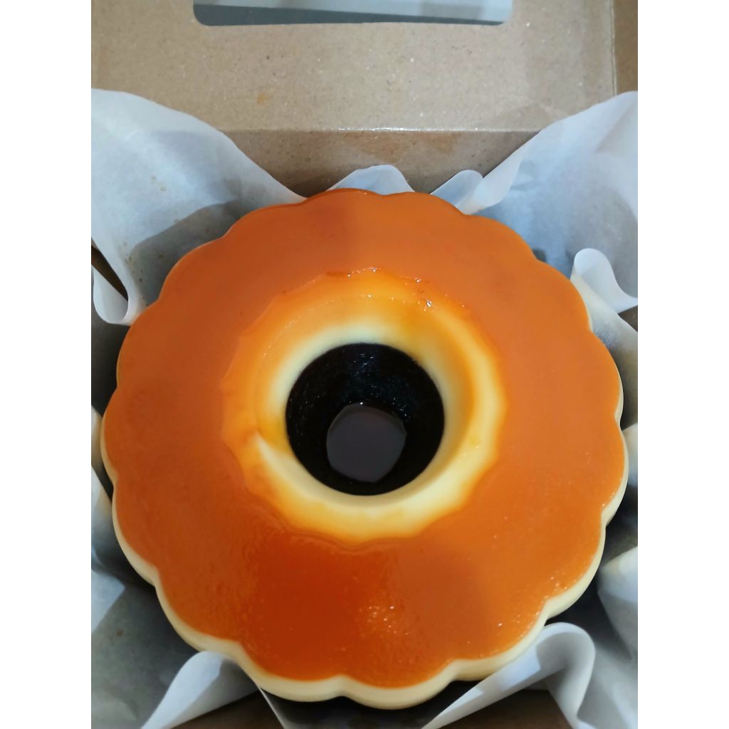 

Brownis ketan hitam keju karamel ukuran 16cm