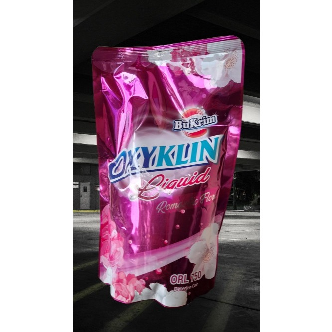 Sabun Cuci Baju Cair BuKrim OxyKlin Liquid Romantic Floral 750ml | Deterjen cair cuci baju OxyKlin