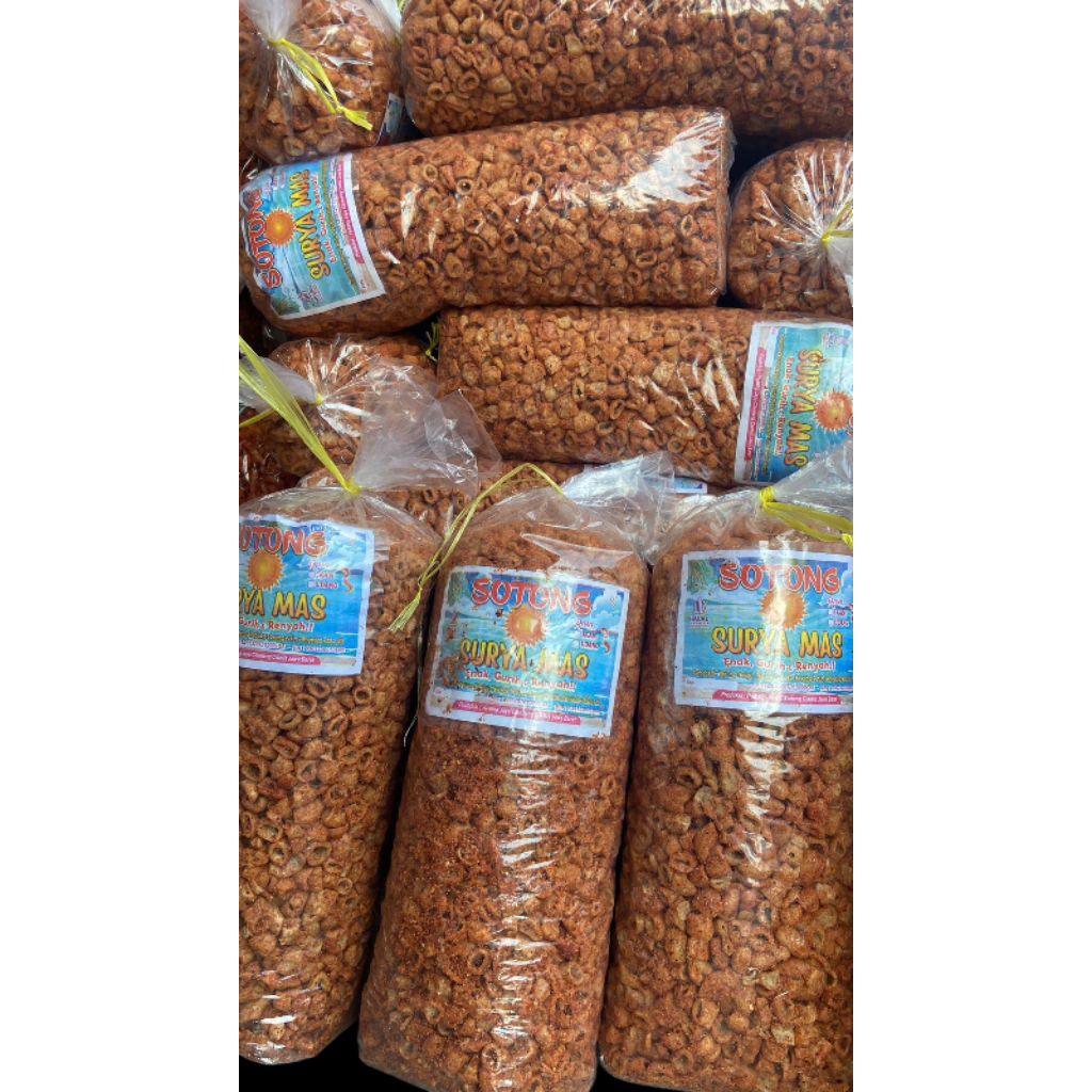 

Keripik sotong surya mas perball isi 2kg