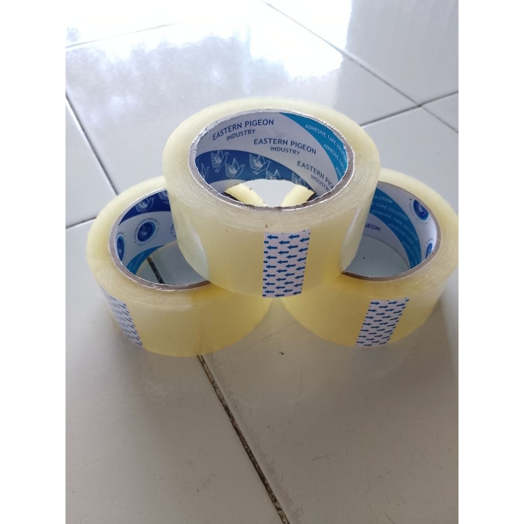 

[1 Pcs] Lakban Cream PIGEON 48mm x 90 yard