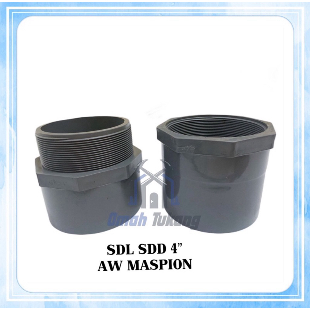 Sok Drat Luar (SDL) 4” inch TS MASPION / SDL 4” inch Tebal
