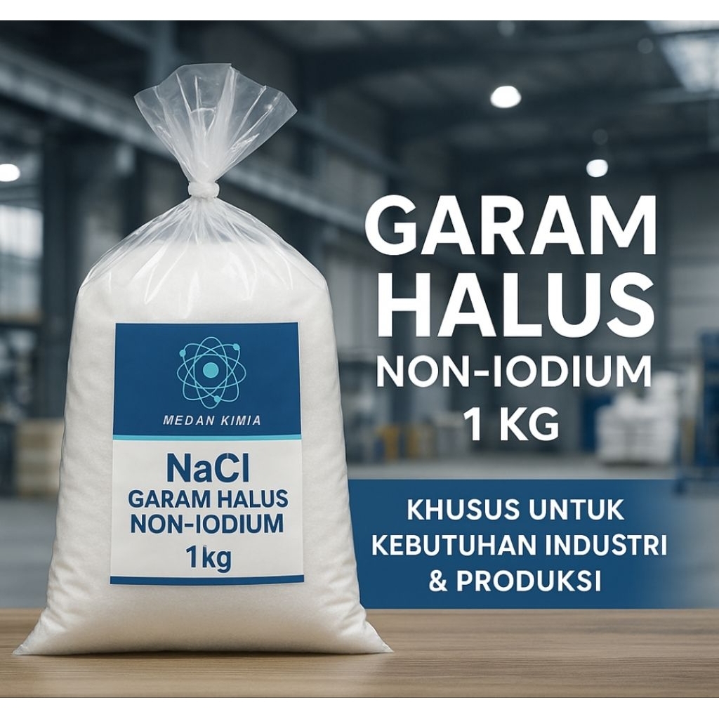 Garam Halus 1 Kg / Bahan Baku Sabun / NaCL