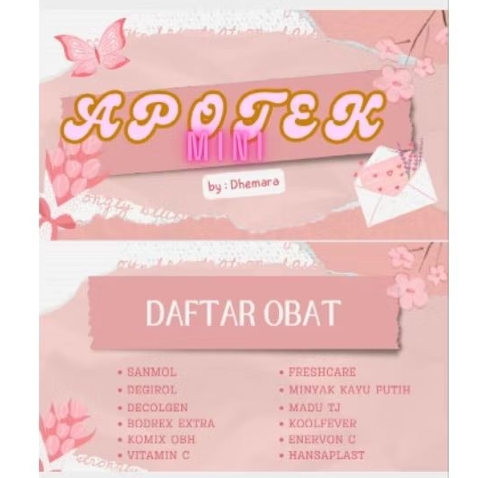 

Stiker Lucu untuk Kotak Obat – Apotek Mini Box