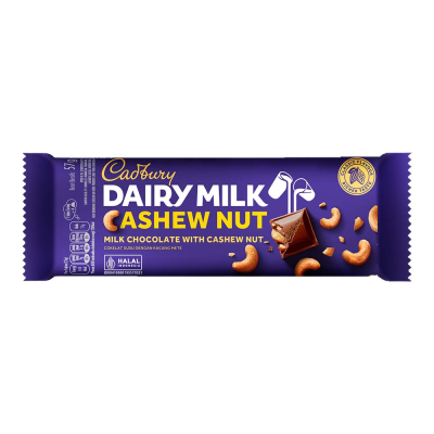 

Cadbury Dairy Milk Cokelat Batang Kacang Cashew 57 g