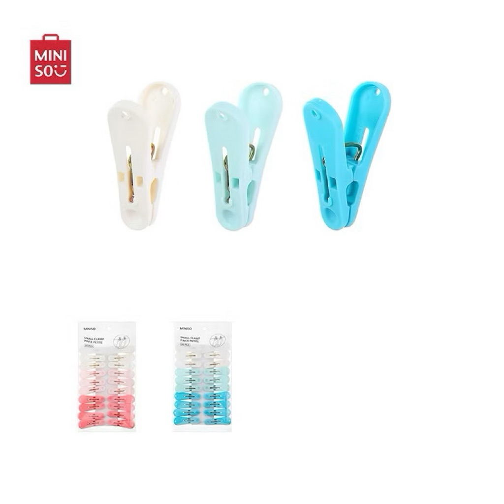 Jepit Jemuran Miniso Colorful Laundry Clips Jepit Baju Jepitan Jemuran