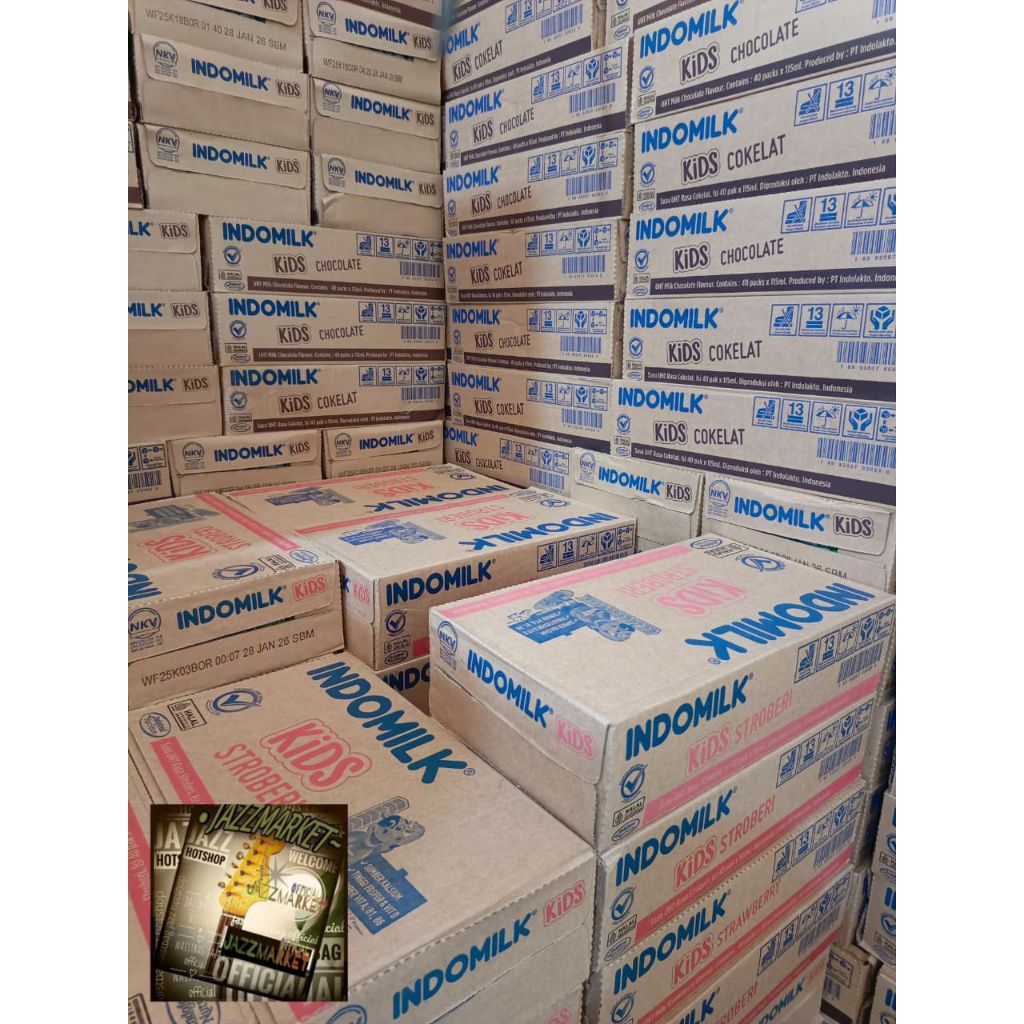 

Indomilk Kids UHT coklat dan strawberry 115 Ml