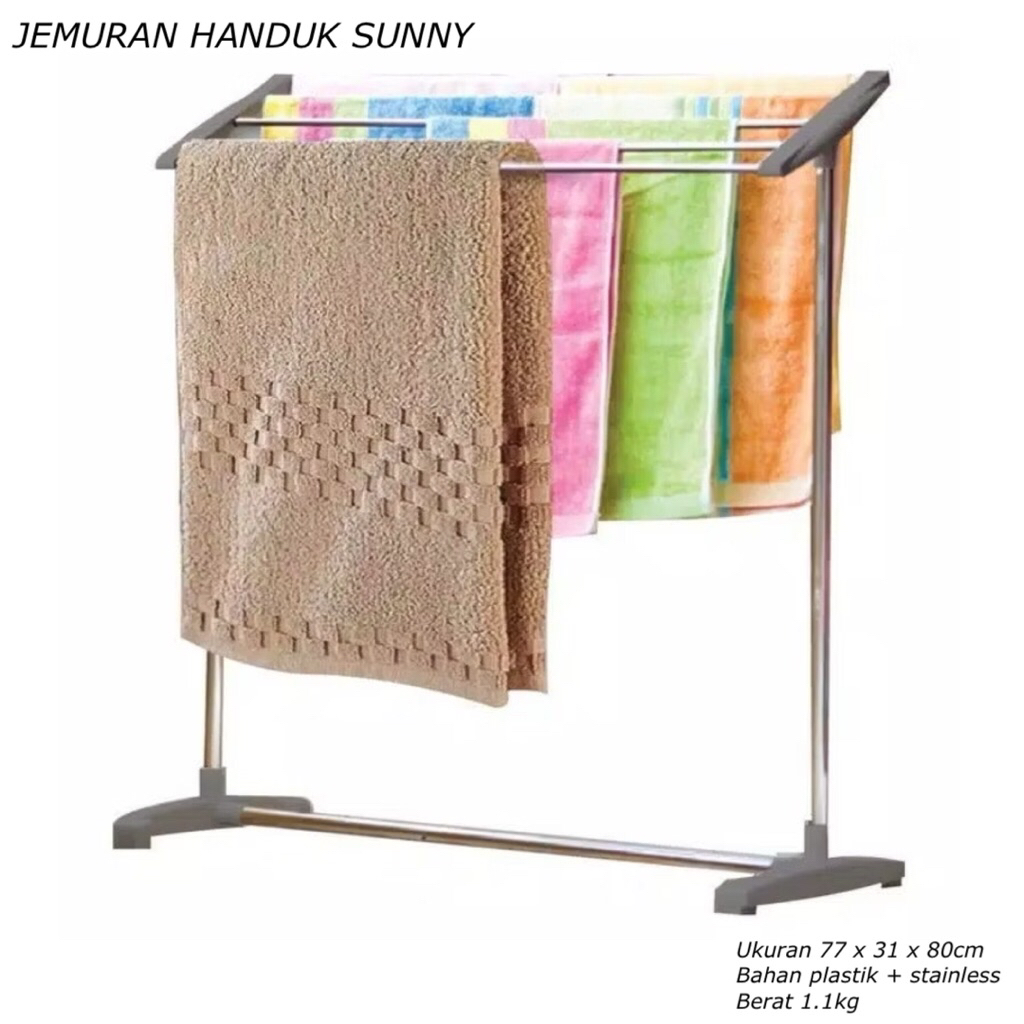 JEMURAN HANDUK SUNNY || JEMURAN HANDUK STAINLESS STEEL