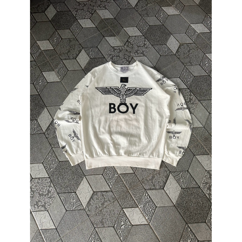 Vintage Boy London Full Print Sweatshirt Crewneck