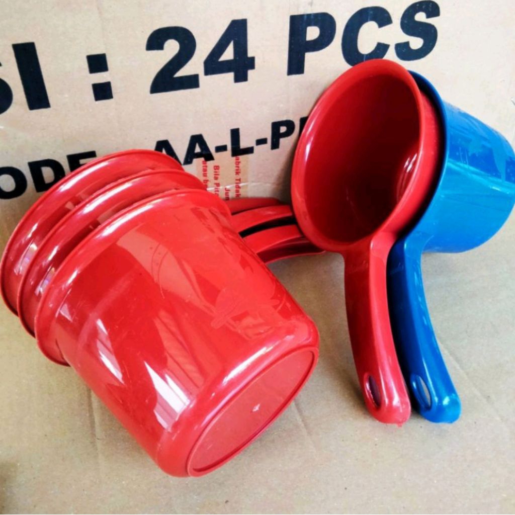 ( 3 PCS ) Gayung Mandi Dewasa Jumbo Tebal Anti Pecah | Gayung Mandi Warna | Gayung Mandi Jumbo Murah