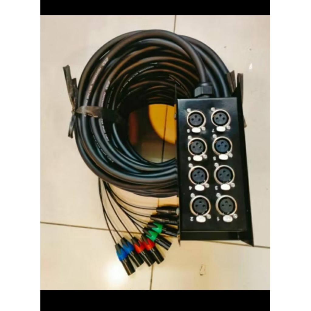 10 Meter Kabel Snake 8 Channel Plus Stage Box STX