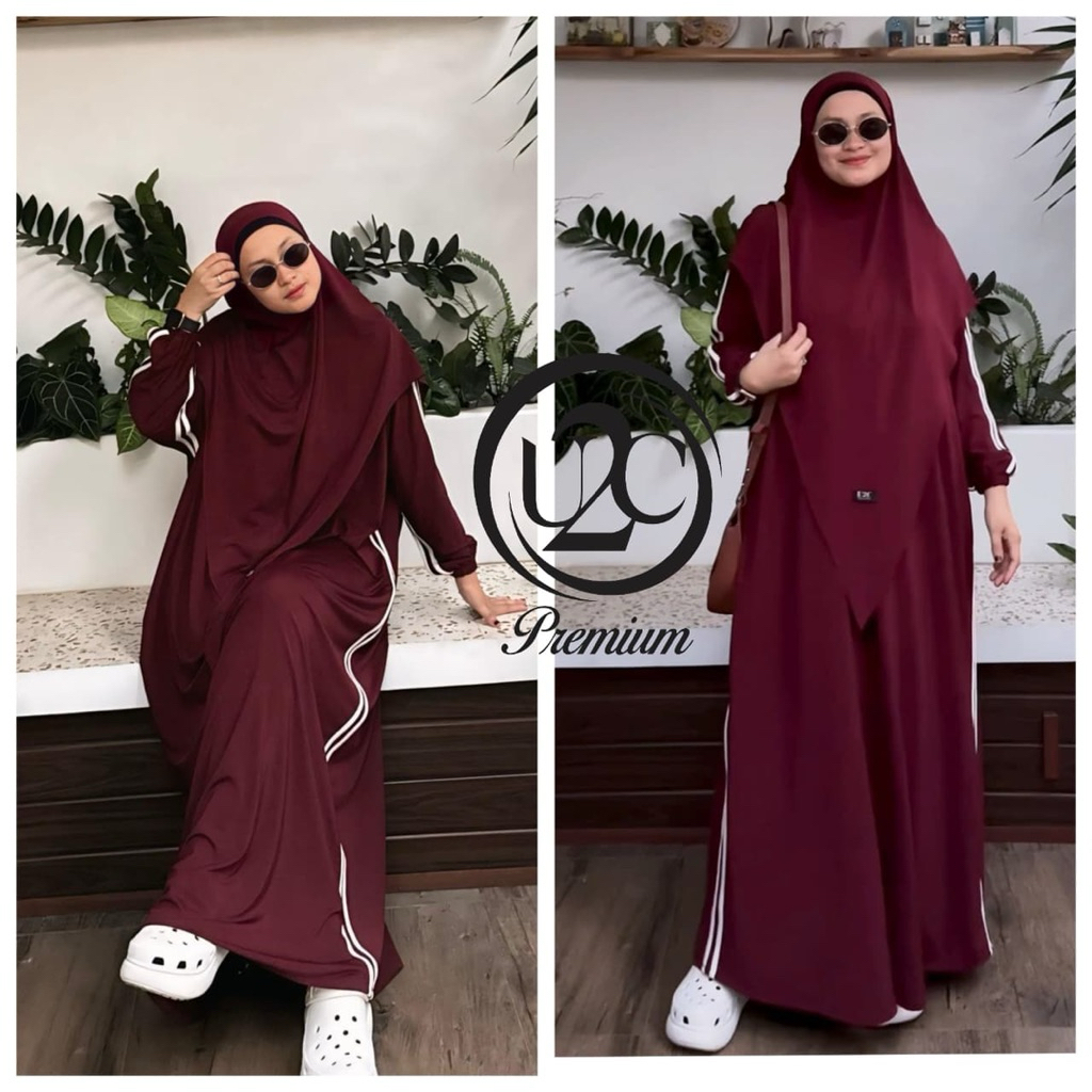 ULYA SET SYARI New by Butik U2C SYARI GAMIS OLAHRAGA DRESS DAILY GAMIS ONLY