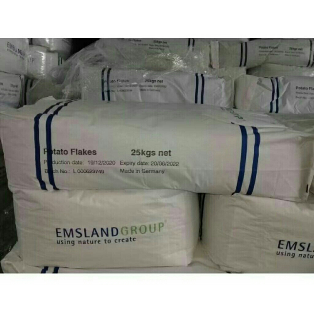 

Potato Flakes | Tepung Kentang | Emsland | Germany | Import | Halal | 25kg | 1karung