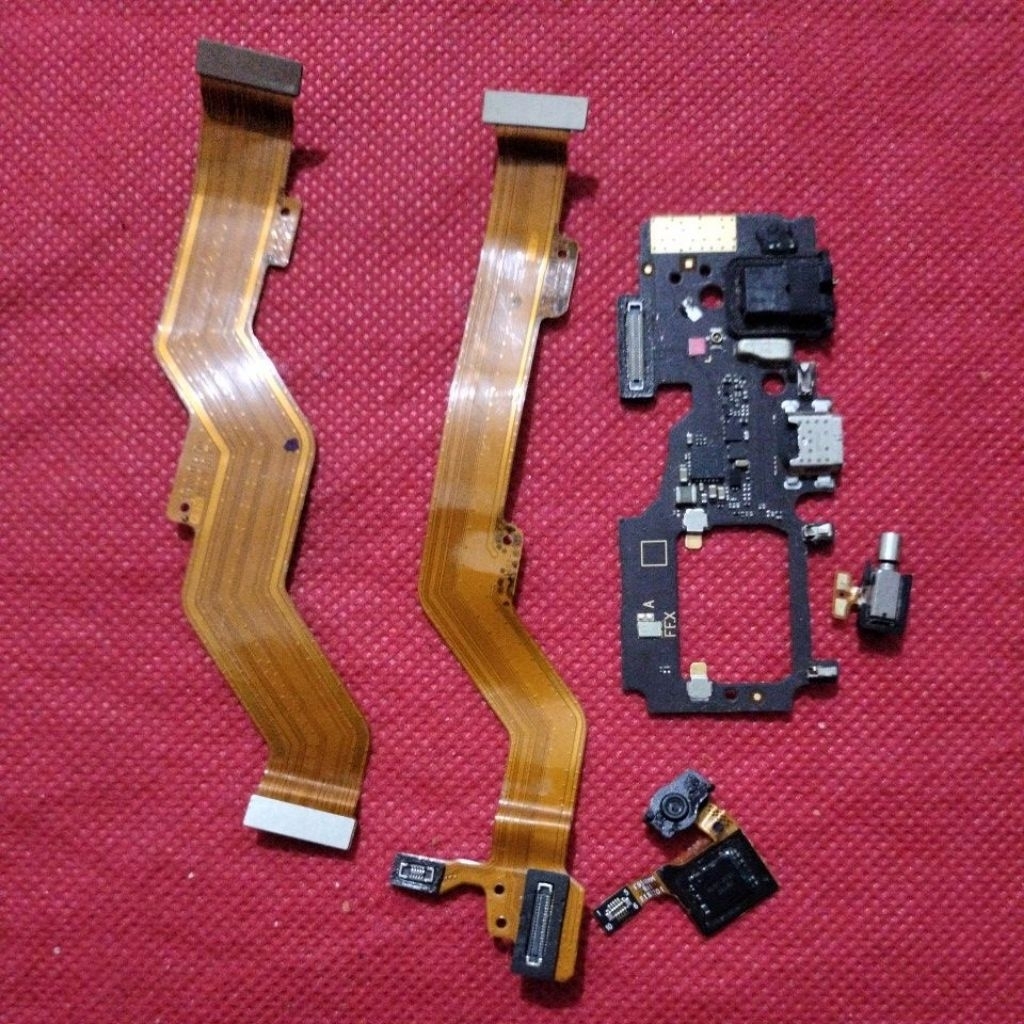 Plexible lcd plexible board main board papan cas Fingerprint vibrate vivo v11 pro Ori copotan