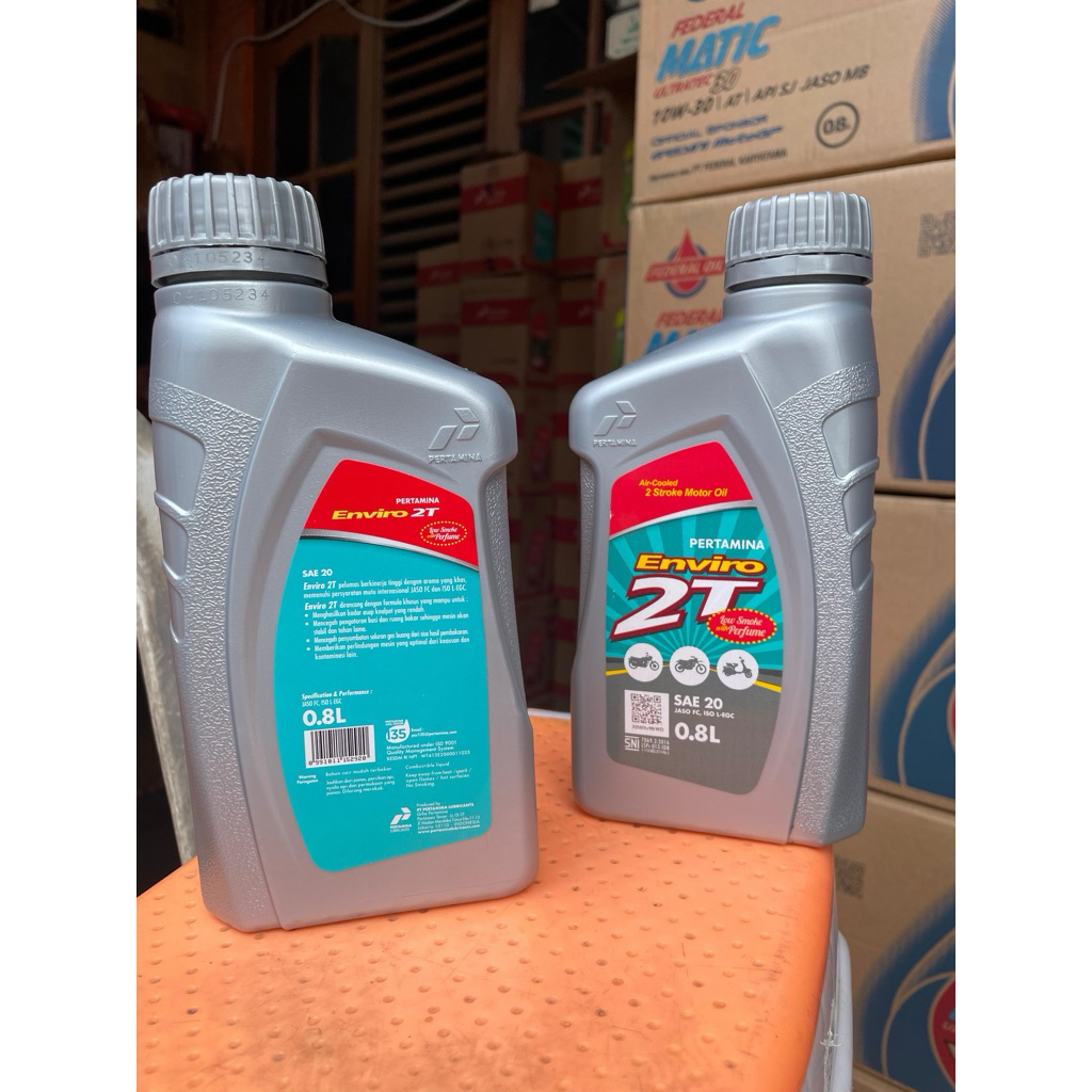 Oli Pertamina Enviro 2T 0,8Liter