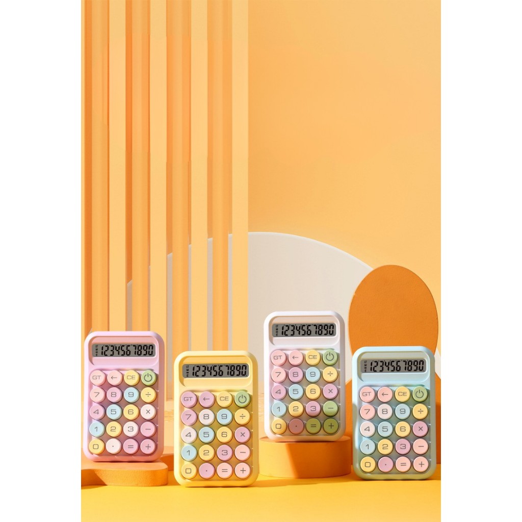 

Kalkulator Lucu Warna Pastel | Tombol Besar | Kalkulator Meja Sekolah Kantor Unik Cute