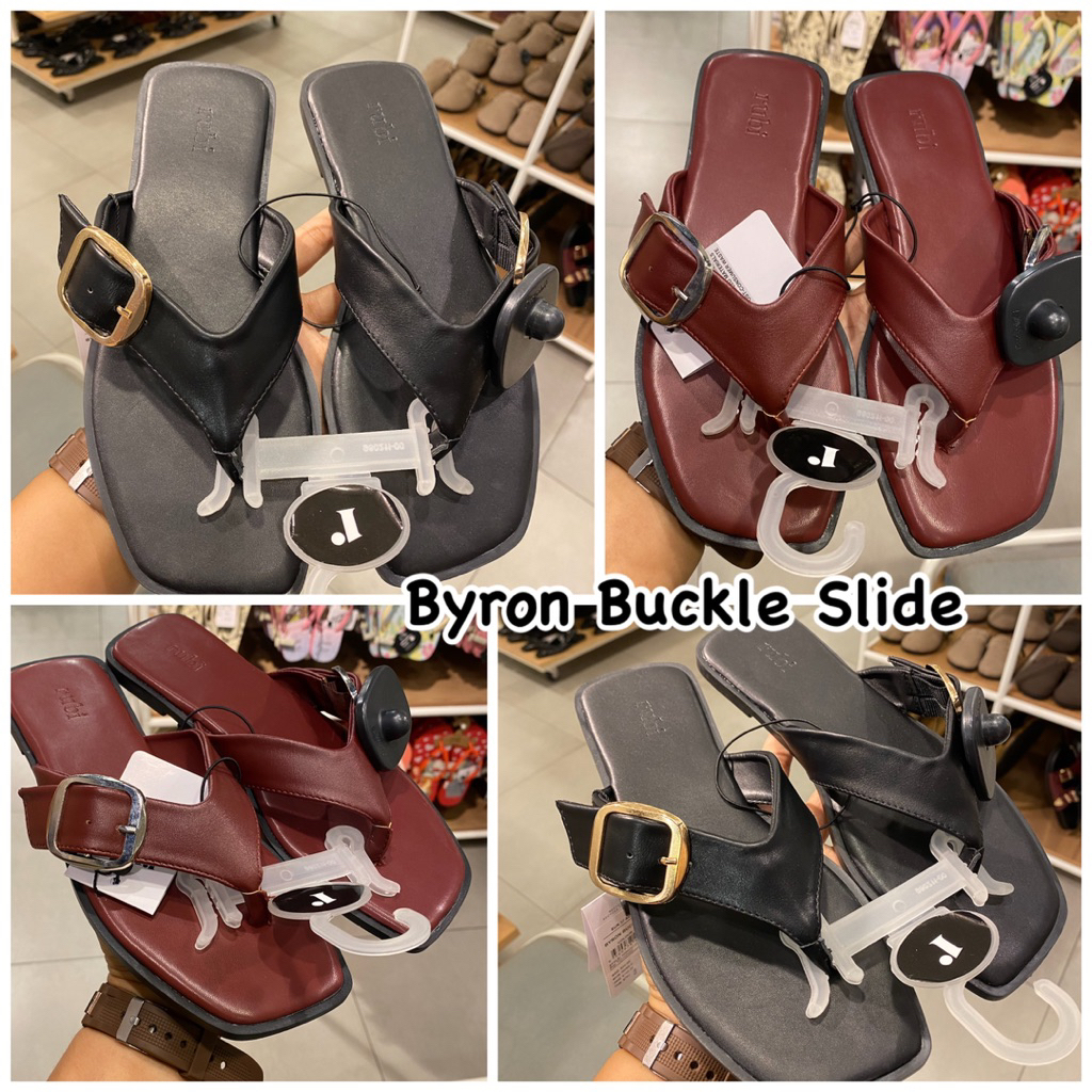 SANDAL RUBI- BYRON BUCKLE SLIDE