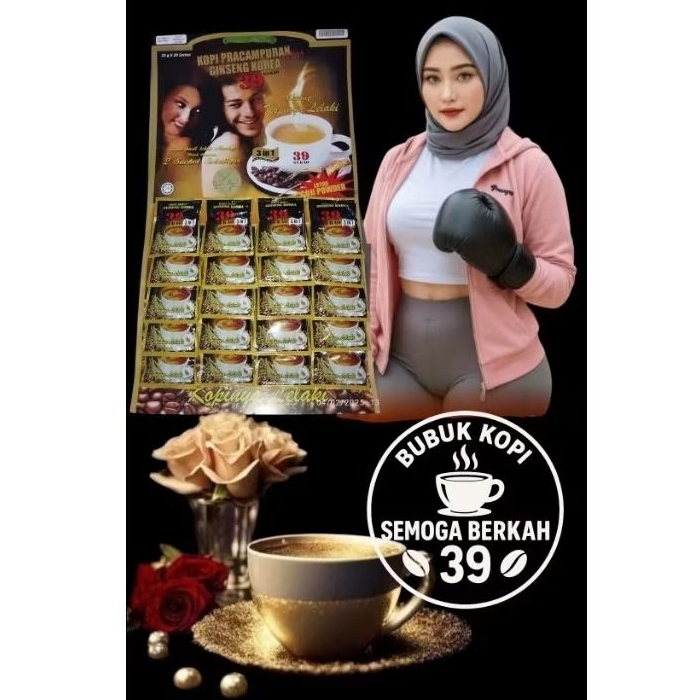 

1 Hanger Kopi 39 Ginseng Korea Original