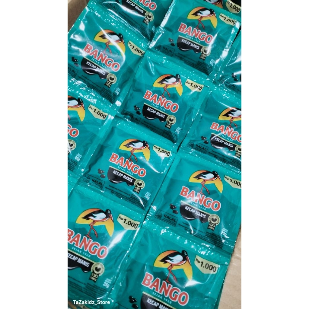 

Kecap bango renceng / renteng kemasan 1000 an