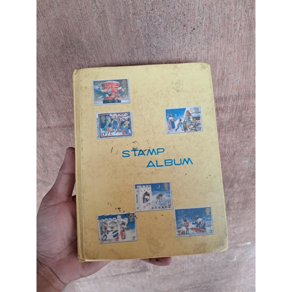 

koleksi buku stamp album perangko jadul lawas antik