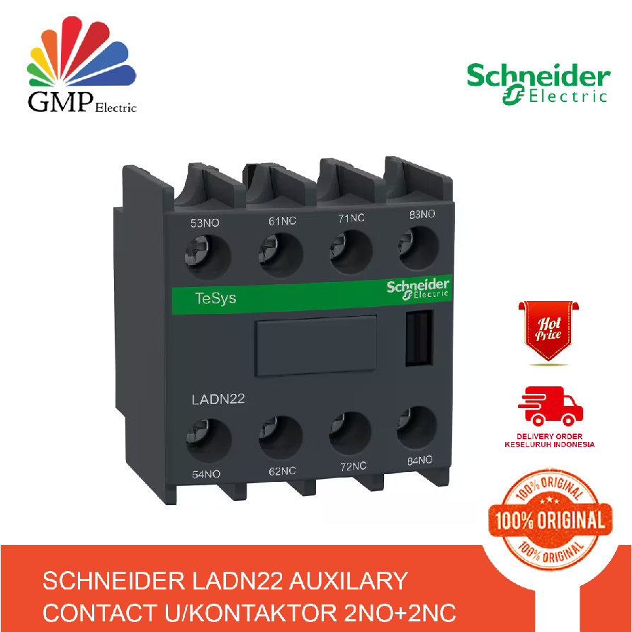 Schneider LADN22 Auxilary Contact u/Kontaktor 2NO+2NC
