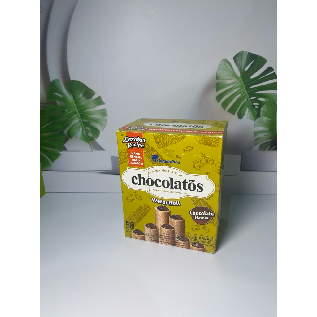 

Chocolatos Coklat 500 /wafer roll/garuda food