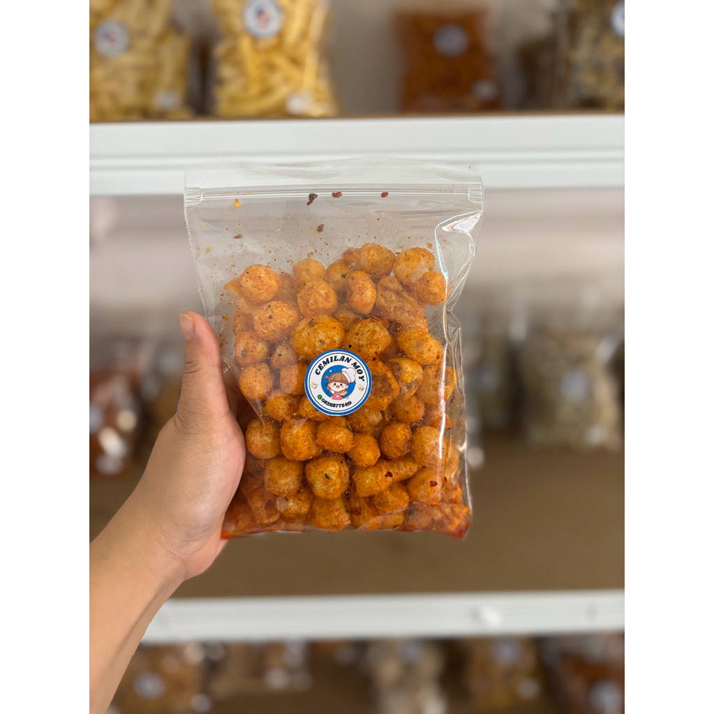 

Cimol kering pedas daun jeruk 90gram