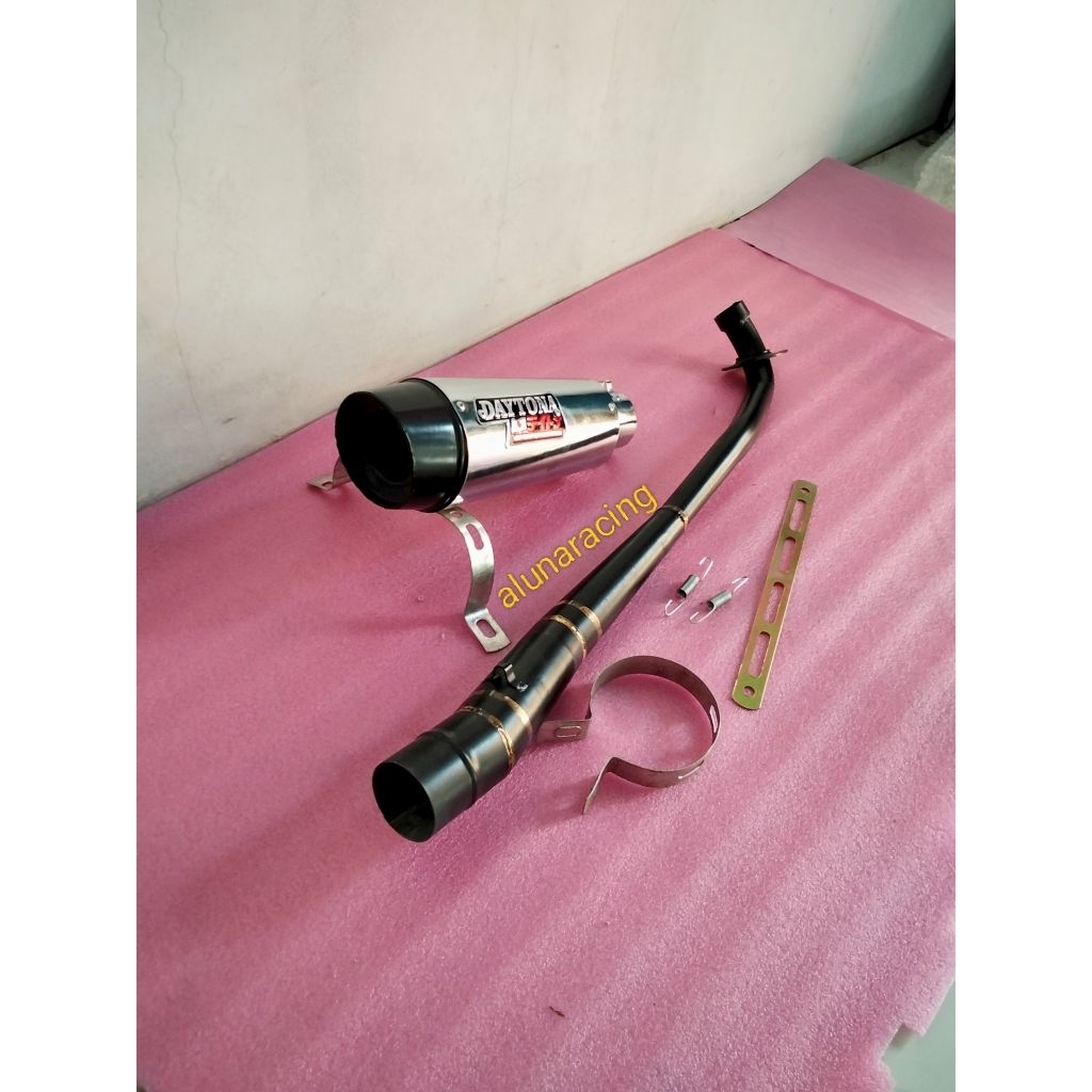 knalpot motor vega r vega zr jupiter racing fullset