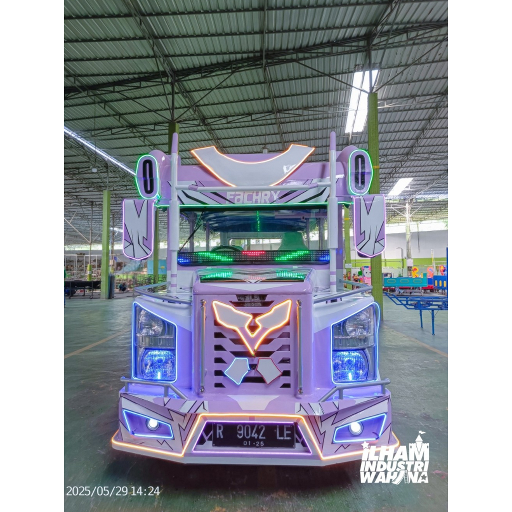 Kereta Mini Kereta Wisata Odong-odong sungle gerbong Mesin Panther 2.3