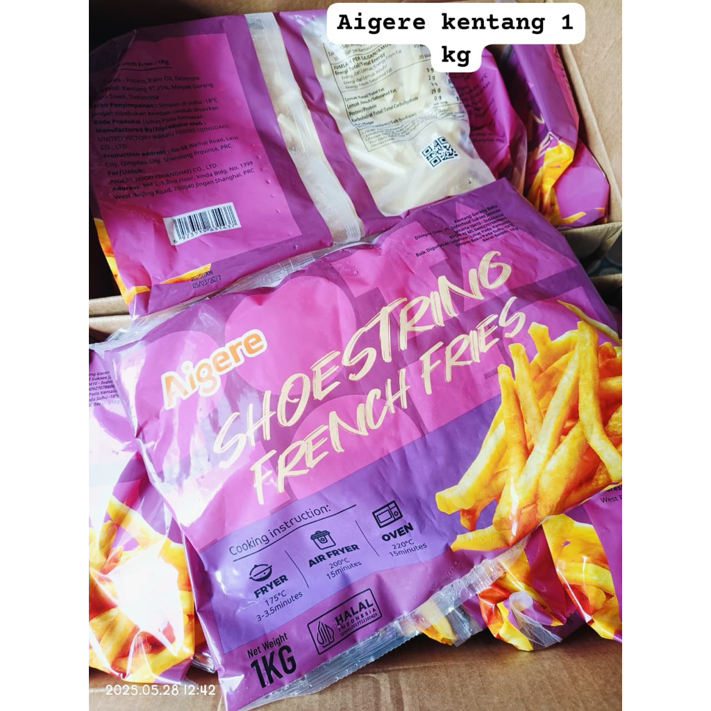 

kentang goreng aigere 1 kg import