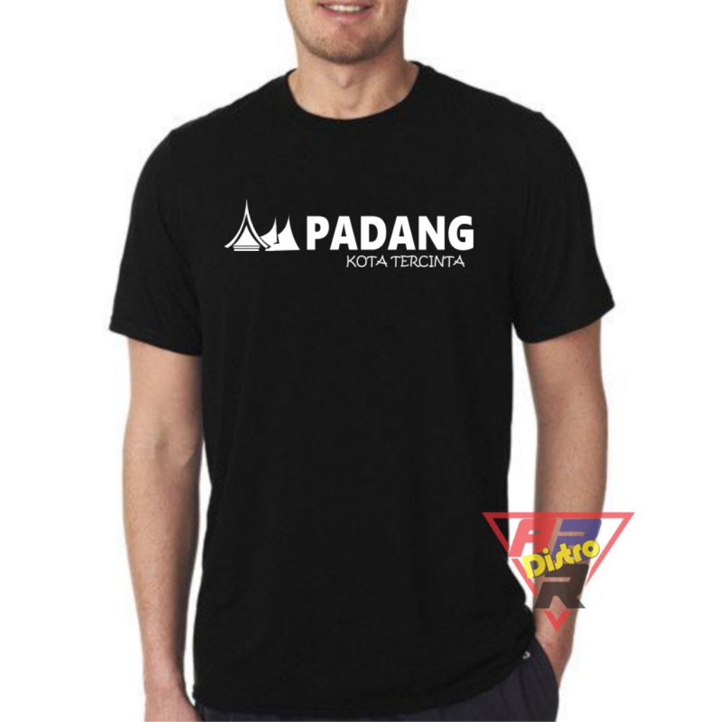 Kaos Rumah Adat Padang Bukit Tinggi/Kaos Padang Kota Tercinta