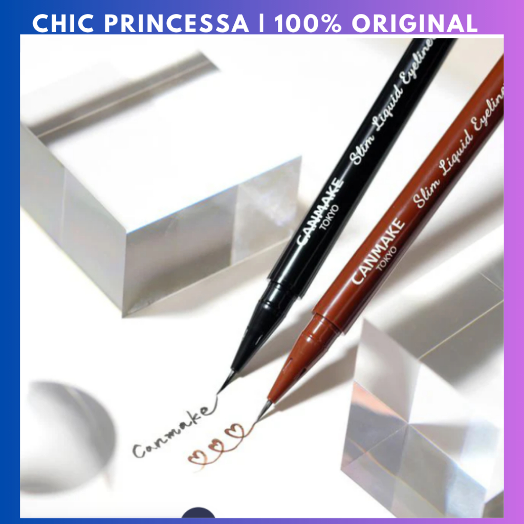 Canmake Slim Liquid Eyeliner Eyeliner Cair Eyeliner Kuas