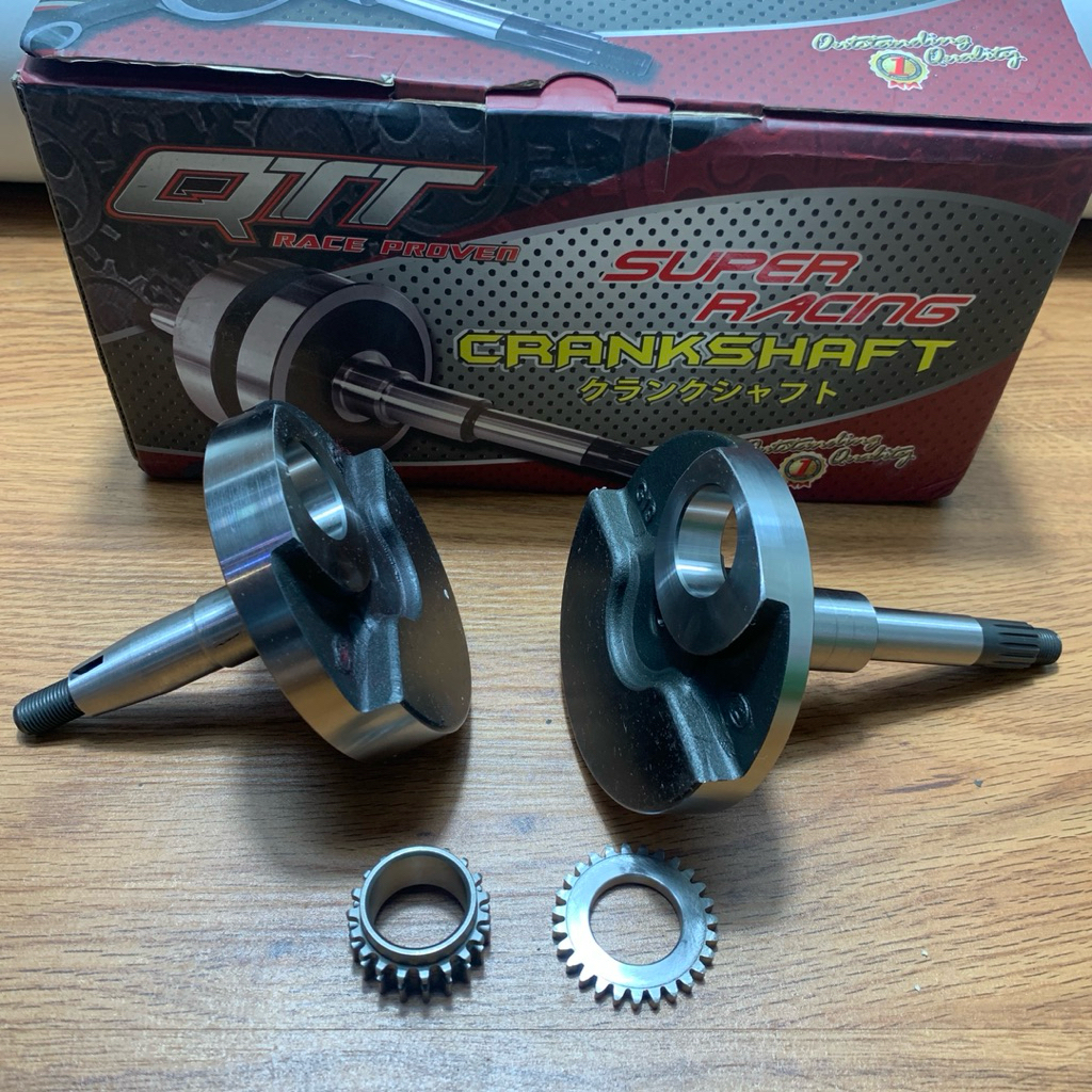 Kruk As QTT Racing Nmax Aerox New Plus 2.65 mm (5.3 mm) 64 mm Set Gigi Sentrik