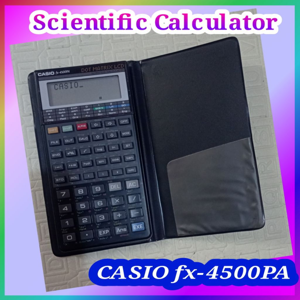 

Kalkulator - Scientific Calculator CASIO fx-4500PA (seken)