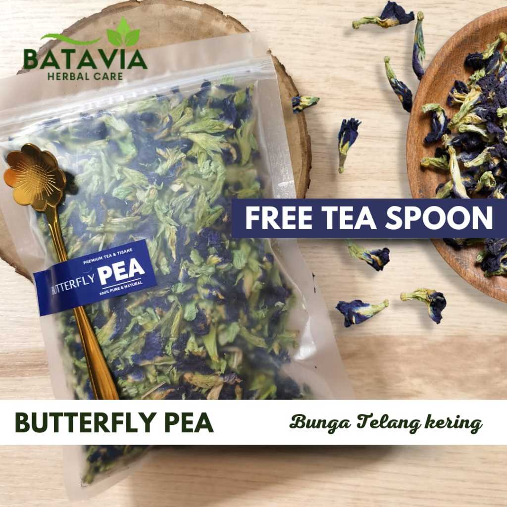 

Teh Bunga Telang Butterfly Pea Premium Flower Blue Tea