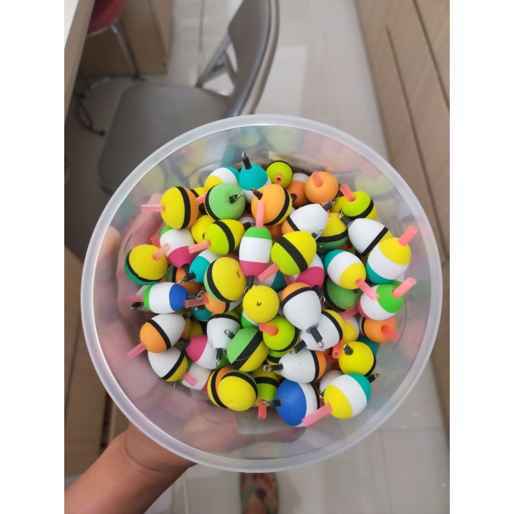 AMPUL PELAMPUNG PANCING BUSA KECIL WARNA 1 PCS