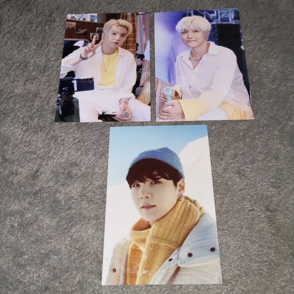 [ READY STOCK ] PC, MPC, POSTCARD SUGA & JHOPE + HOLDER