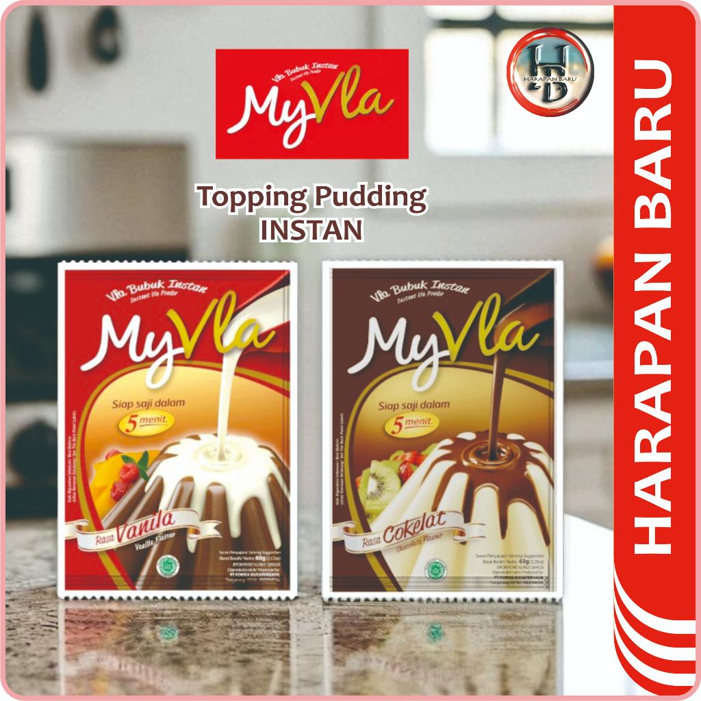 

My Vla Nutrijell - Vla Bubuk Instan - Topping Pudding