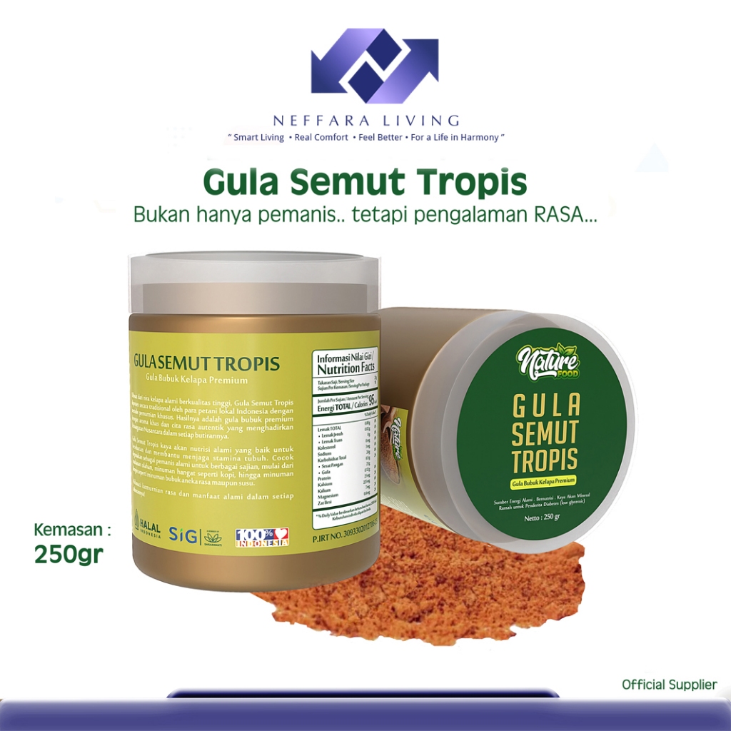 

Gula Semut Tropis - Bubuk Nira Alami | by Nature Food