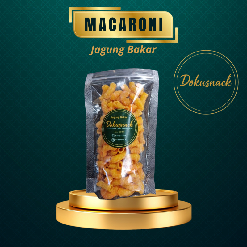 

Makaroni Bantat Rasa Jagung Bakar Dokusnack | Camilan Renyah & Gurih Khas Bakar-Bakaran!