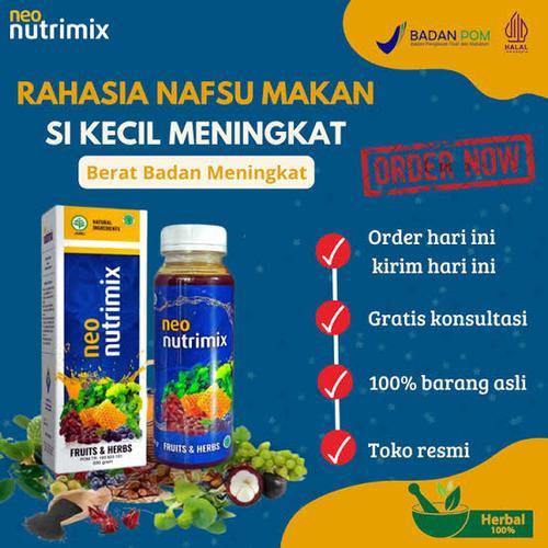 

Madu Neonutrimix Madu Herbal Penambah Nafsu Makan Anak